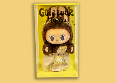 Brown Labubu - Good Luck to You