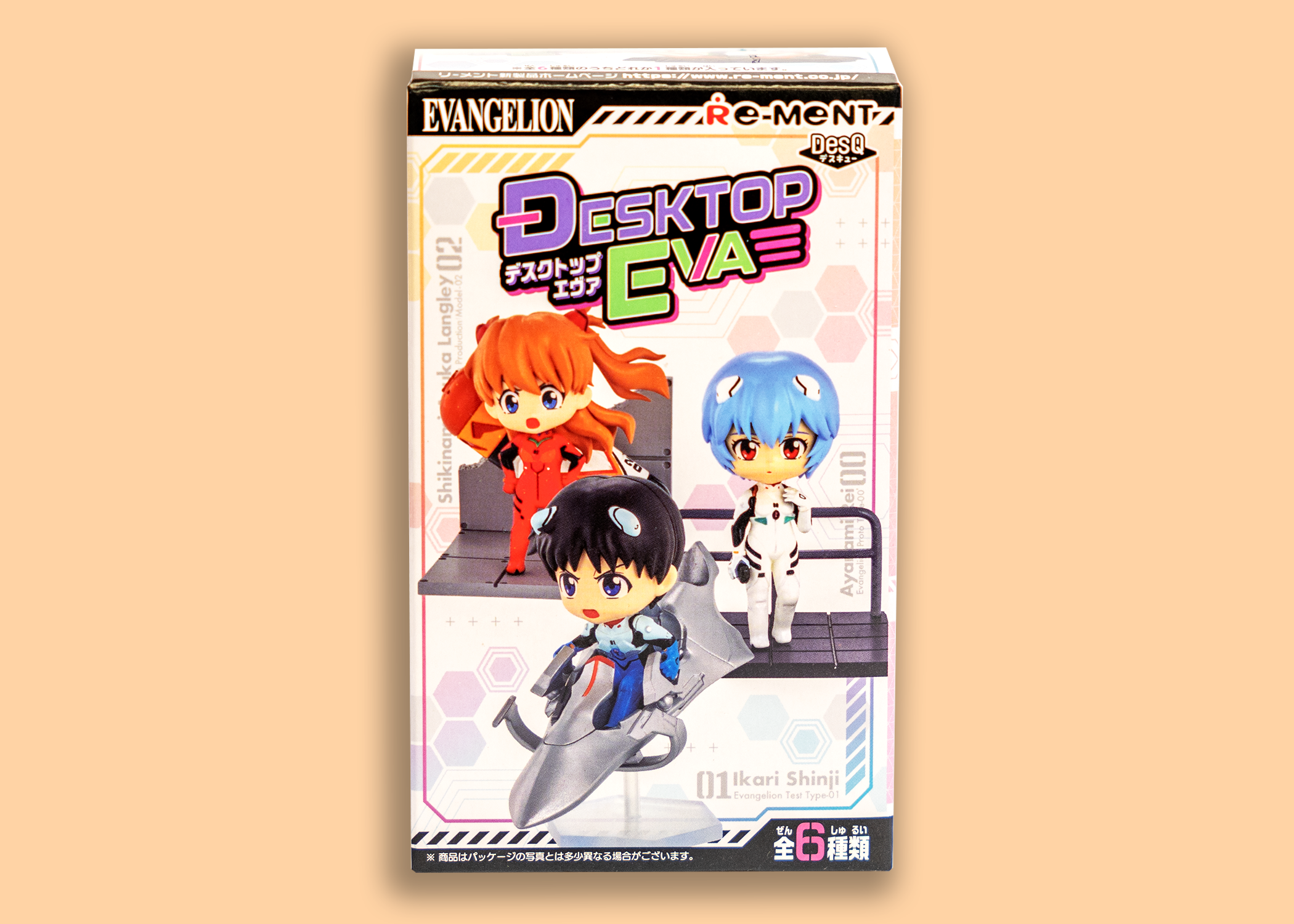Re-Ment Neon Genesis Evangelion – DESQ Desktop EVA 1pcs