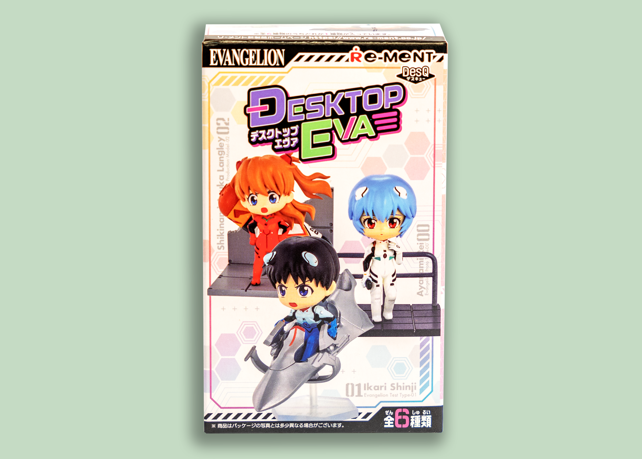 Re-Ment Neon Genesis Evangelion – DESQ Desktop EVA 1pcs