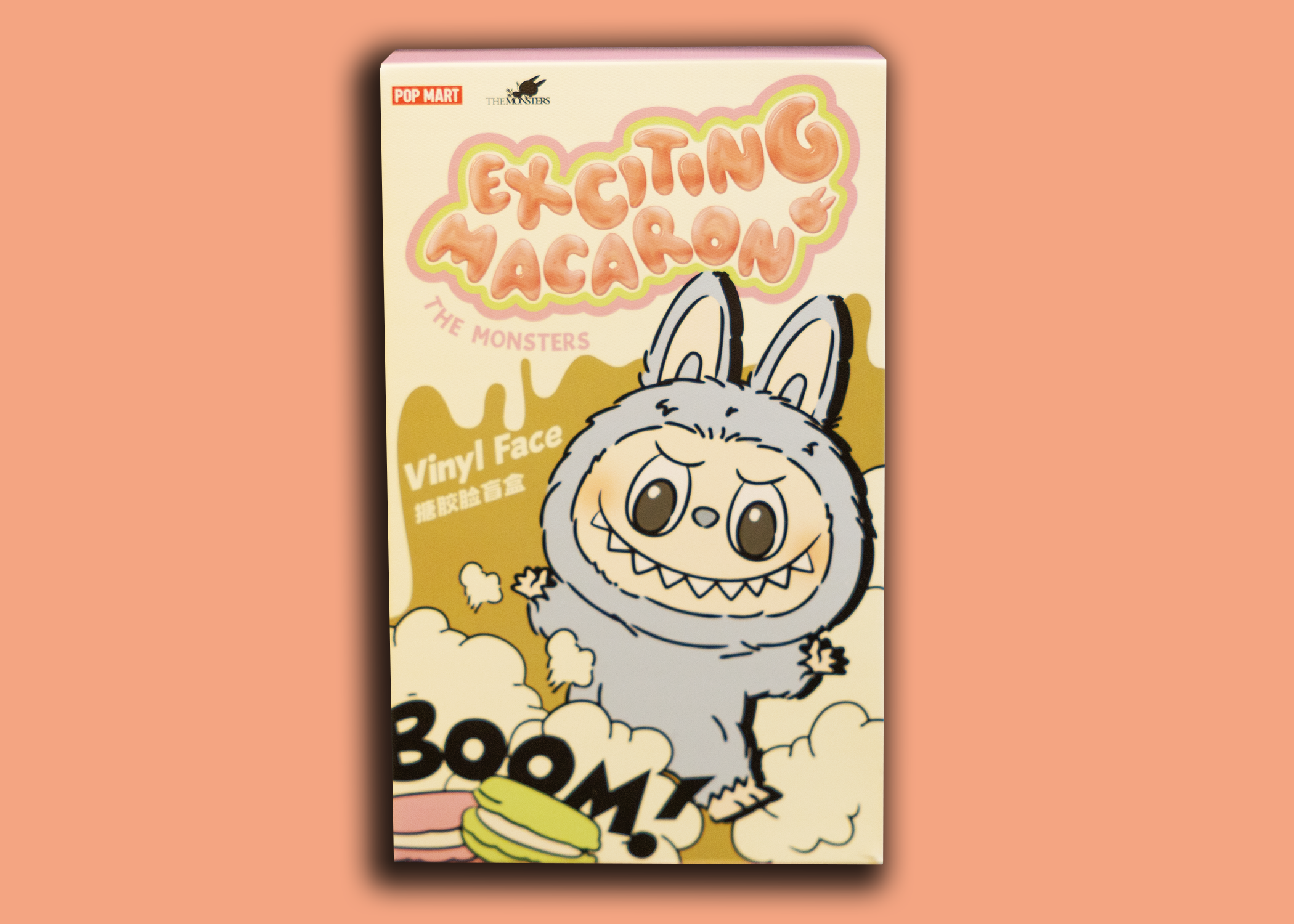 Exciting Macaron Vinyl Face