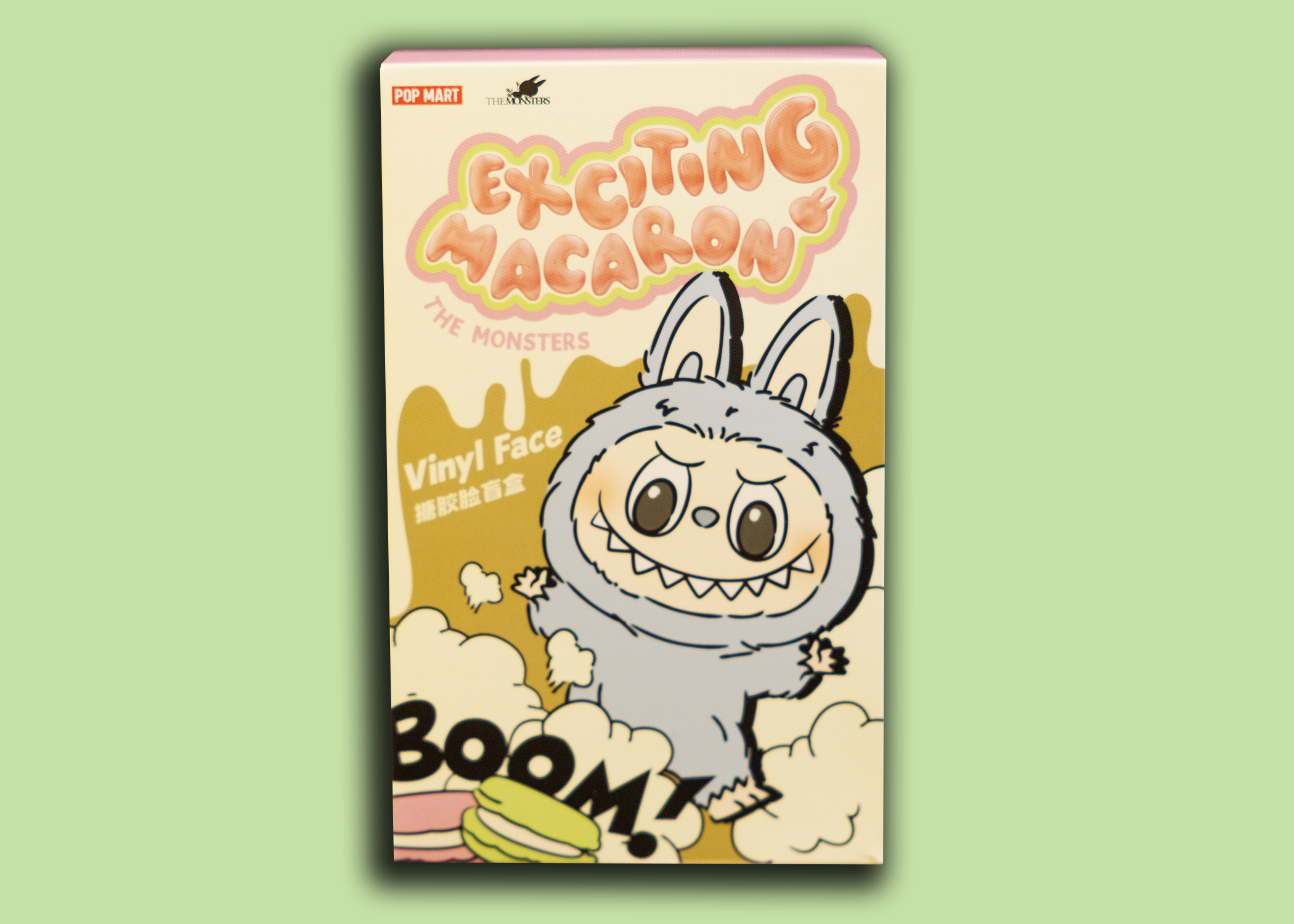 Exciting Macaron Vinyl Face