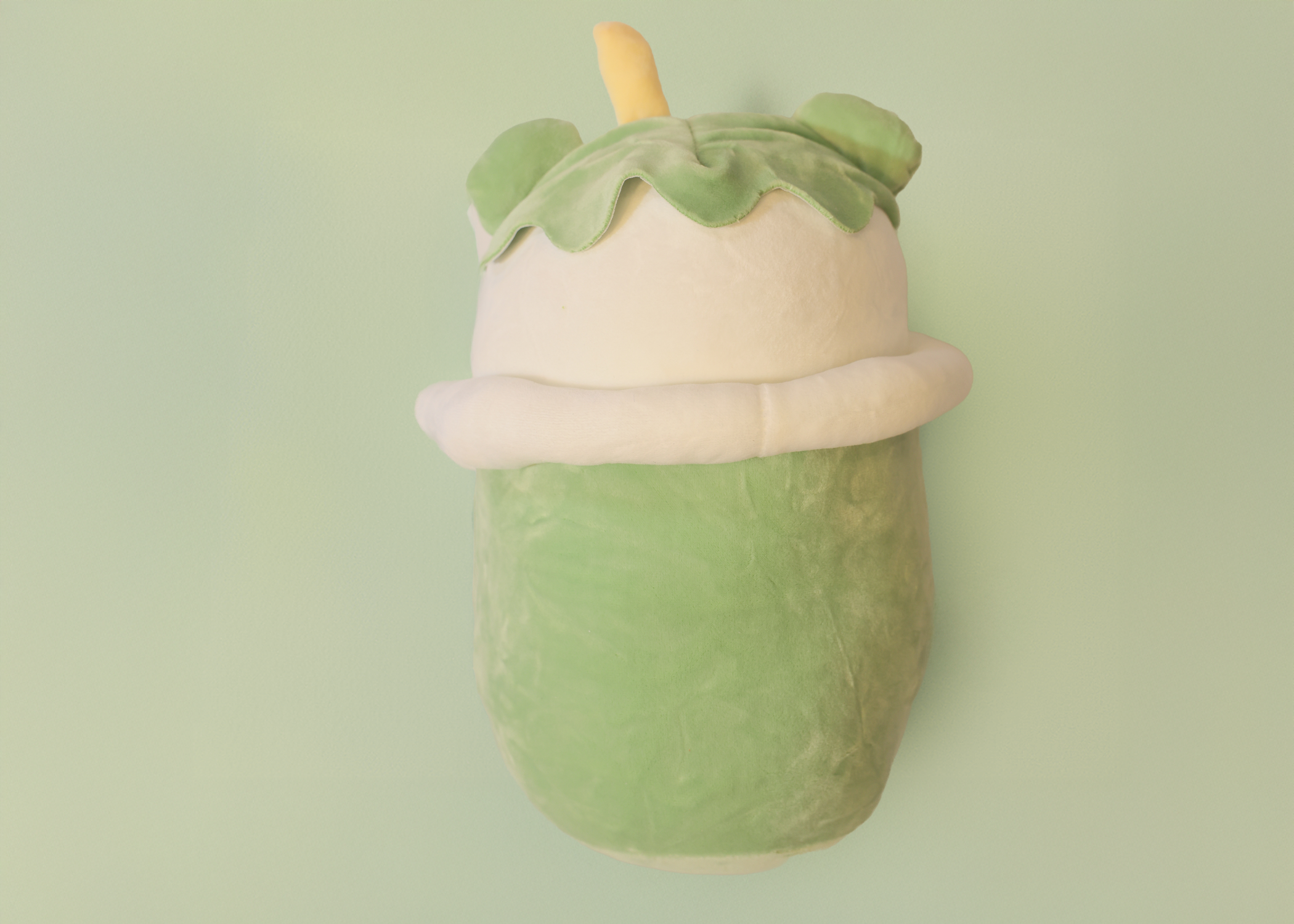 Green Bubble Tea Bear Plush