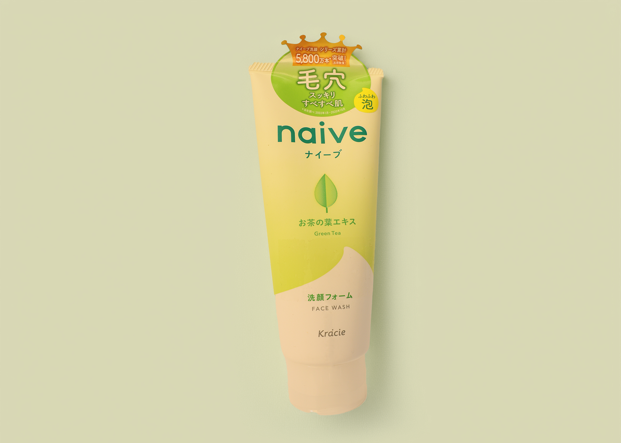 Naive Green Tea Face Wash Foam