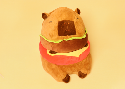 Burger Capybara Plush