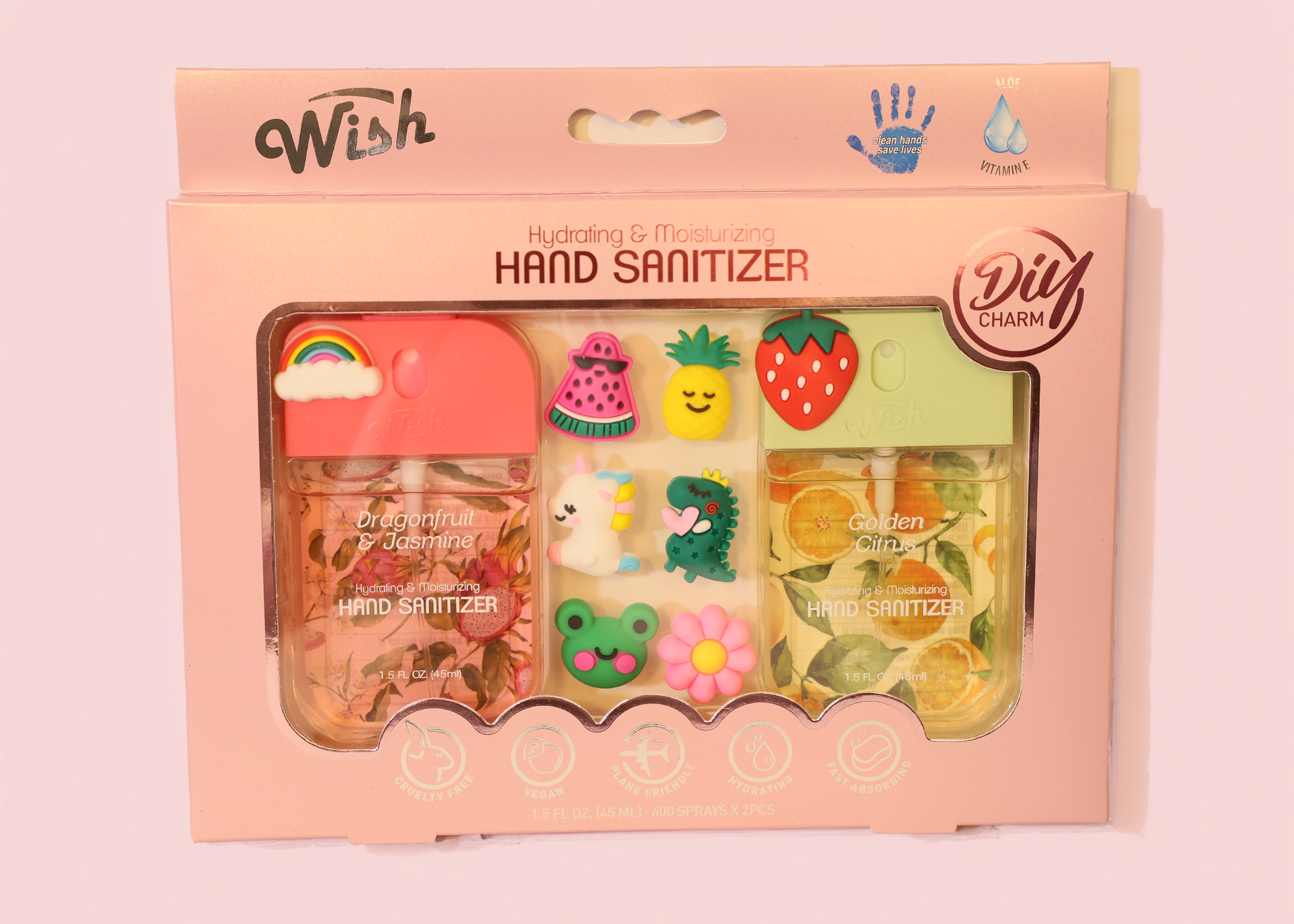 Wish Spray Hand Sanitizer with Charms