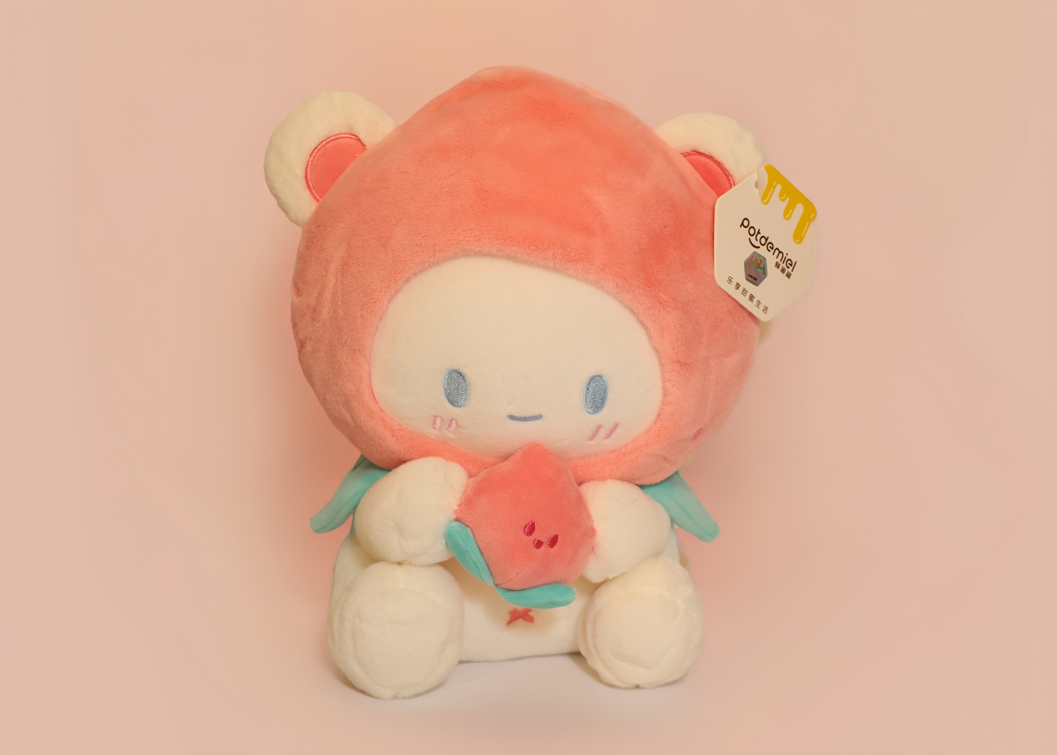 Peach Bear Plush