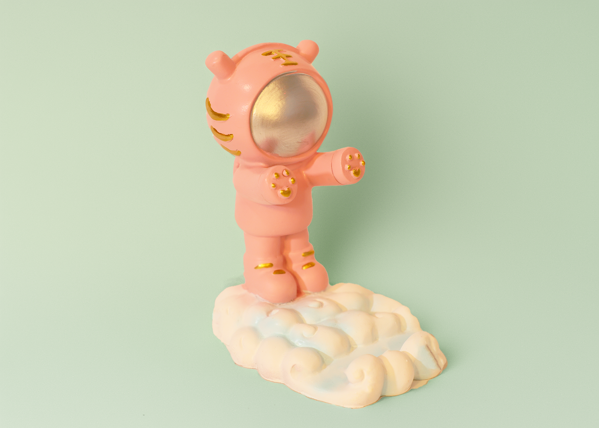 Pink Astronaut Phone Stand