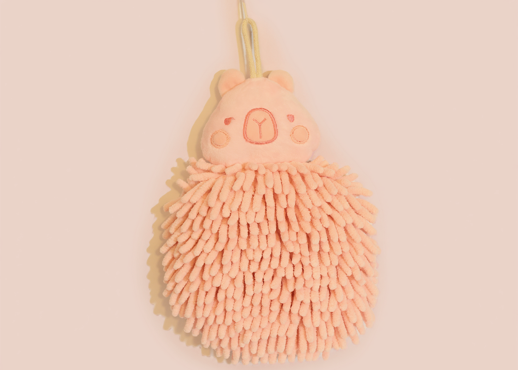 Bilov Pink Bear Hand Towel