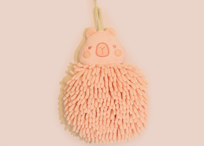 Bilov Pink Bear Hand Towel